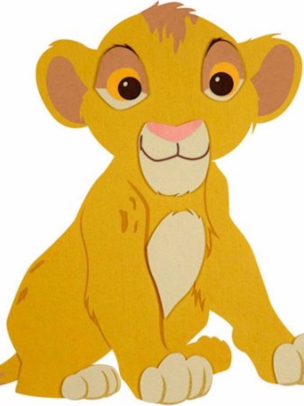 Lion King adorable Disney Shaped Lion King Wall hanging